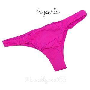 LA PERLA SLIP DONNA MARE SWIM BOTTOMS CHEEKY HOT PINK 8